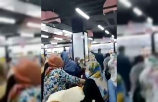Halılar 50 liradan satışa çıktı, kalabalık...