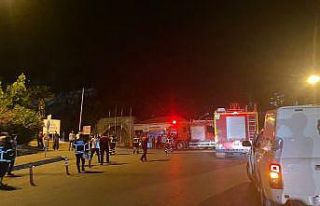 Hastane inşaatında yangın ihbarı yapıldı, gerçek...