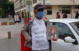 HDP Genel Merkezine yürüyen baba, kızına örgütün...