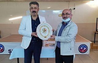 Hisarcık’ta Şube Müdürü Eskiakgün’e veda...