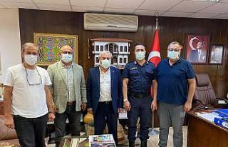 İlçe Jandarma Komutanı Üsteğmen Koray’dan Başkan...