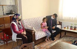 İliç Kaymakamının ilk durağı şehit ailesi oldu