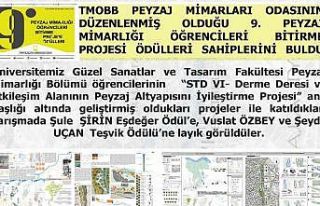 İnönü Üniversitesi’ne 2 ödül