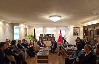 İran Büyükelçisi Farazmand, SANKON’u ziyaret...