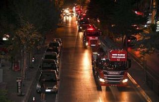 Isparta’da İtfaiye Haftası dolayısıyla konvoy...