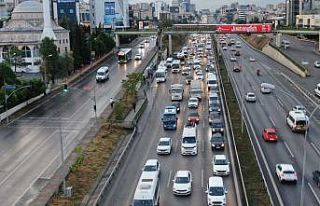 İstanbul’da yağmur başladı, trafik yoğunluğu...