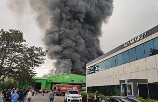 İstanbul’un Şile ilçesinde bir iş yerinde yangın...