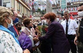 İYİ Parti Genel Başkanı Meral Akşener, Artvin’de...