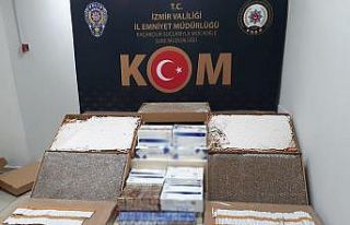 İzmir’de 10 ayrı kaçakçılık operasyonunda...