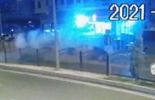 Jandarma astsubayın hayatını kaybettiği kaza kamerada