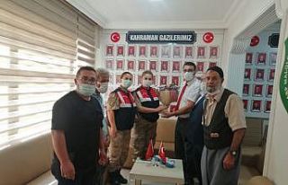 Jandarma gazileri unutmadı