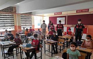 Jandarmadan okul güvenliği faaliyetleri