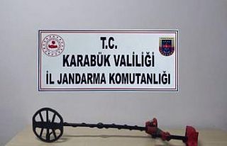 Kaçak kazı yapan şüpheli suçüstü yakalandı