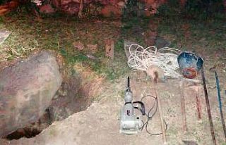 Kaçak tarihi eser kazısına suçüstü