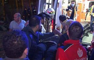Kağıthane’de kontrolü kaybeden taksi sürücüsü...