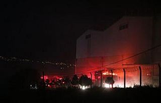 Kahramanmaraş’ta iplik fabrikasında yangın