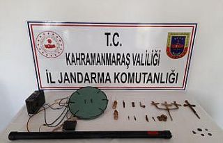 Kahramanmaraş’ta tarihi eser operasyonu