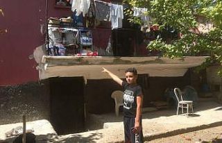 Kargaları korkutmak için tüfekle ateş etti, balkondaki...