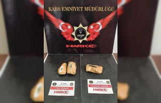 Kars’ta uyuşturucu narkotik köpek Daxo’ya takıldı