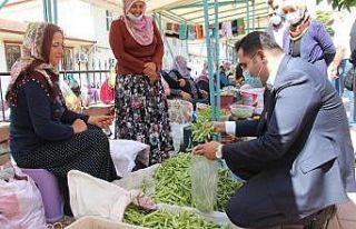Kaymakam Gökcecik’ten pazar esnafına yakın ilgi