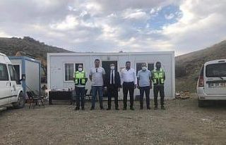 Kaymakam görmüş Diğ barajını inceledi