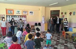 Kaymakam Kazdal’dan okul denetimi