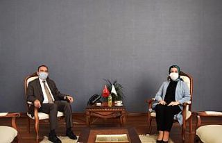 Kaymakam Saçal, Rektör Beydemir ile bir araya geldi