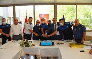 Kaymakam Sağlam zabıta haftasını kutladı