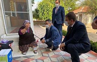 Kaymakam Taşçı, hasta ve yaşlıların dertlerini...