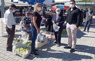 Kaymakam Ülkü’den pazar denetimi