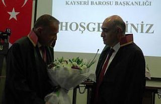 Kayseri Barosu’nda devir teslim töreni