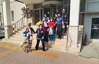 Kayseri’de 31 adrese yapılan eş zamanlı operasyonda...