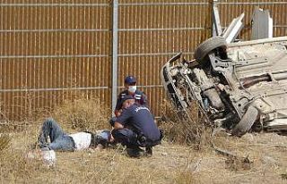 Kayseri’de otomobil şarampole yuvarlandı: 3’ü...