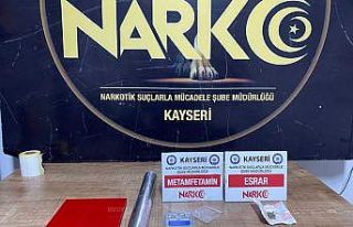 Kayseri’de uyuşturucu operasyonu: 1 gözaltı