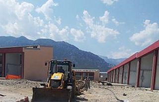 Kemer Yeni Küçük Sanayi Sitesi’nin altyapısı...