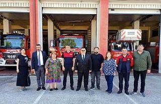 Kent Konseyinden itfaiyeye ziyaret