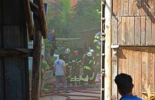 Kereste fabrikasında korkutan yangın