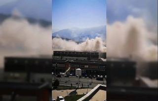 Kestel’de baca yangını korkuttu