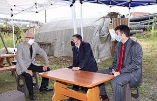 Kıbrıs Gazisine taziye ziyareti