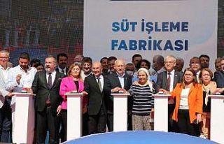 Kılıçdaroğlu süt işletme fabrikasının temel...