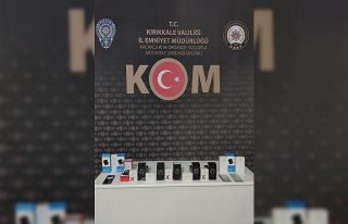 Kırıkkale’de kaçak cep telefonu ve aparatları...