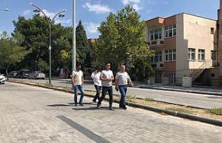 Kırkağaç’ın prestij caddeleri peyzajıyla da...