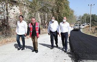 Kırkgöz yolu sıcak asfaltla kaplanıyor