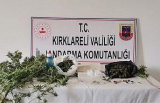 Kırklareli’nde 2 kilogram kubar esrar ele geçirildi:...