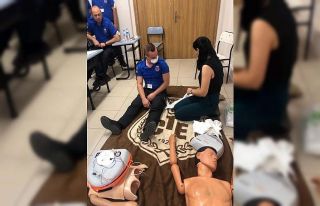 Kırklareli’nde İnfaz Koruma Memurlarına ilk yardım...