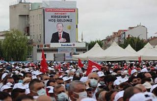 Kırşehir’de Erdoğan heyecanı