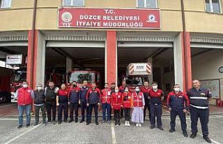 Kızılay’dan İtfaiye’ye ziyaret