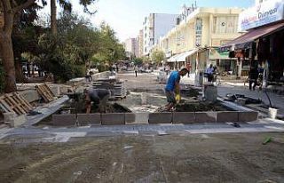Kızıltepe Cumhuriyet Meydanı yenileme çalışmaları...
