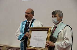 KKTC Cumhurbaşkanı Ersin Tatar’a “Fahri doktora"...
