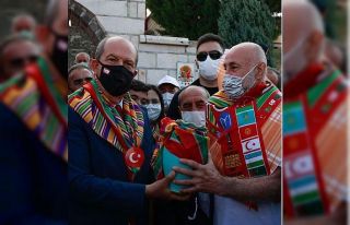 KKTC Cumhurbaşkanı Tatar’dan aldıkları toprak...